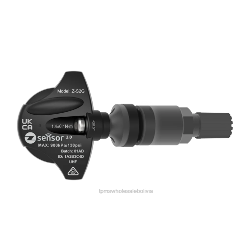 T08T476 TPMS coche Sensor tpms de repuesto para nissan oe - oe p/n 40700av600 frecuencia 433mhz vástago de válvula de metal - gris oscuro